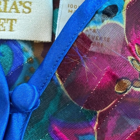 Vintage Victoria’s Secret Floral Teddy / Romper - Picture 5 of 6